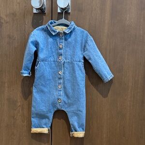 Buho Blue Denim Baby Jumpsuit